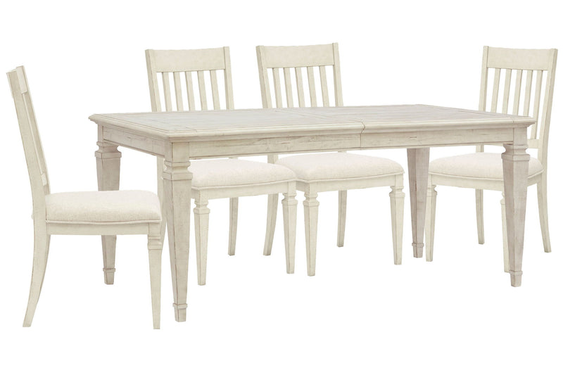 Newport - 5 Piece Extendable Rectangular Dining Table Set