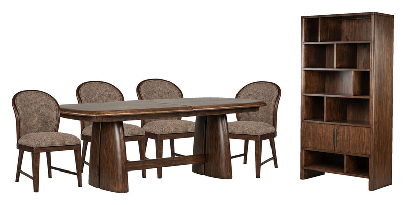 Belville - Extendable Trestle Dining Table Set