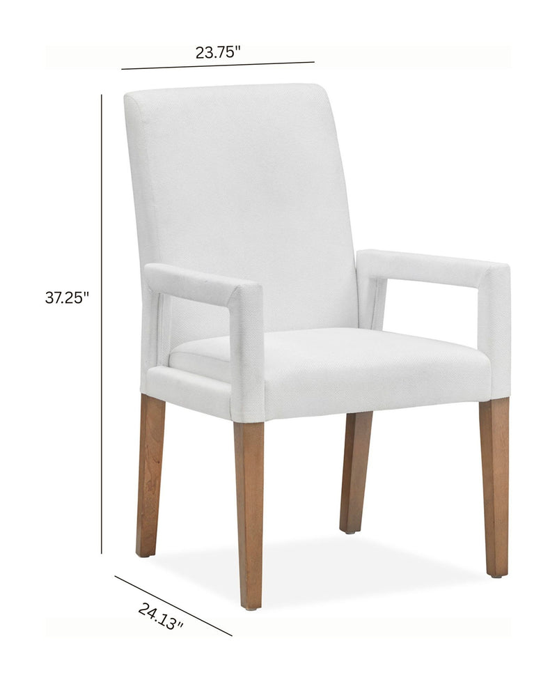 Lindon - Dining Arm Chair With Upholstered Seat & Back (Set of 2)