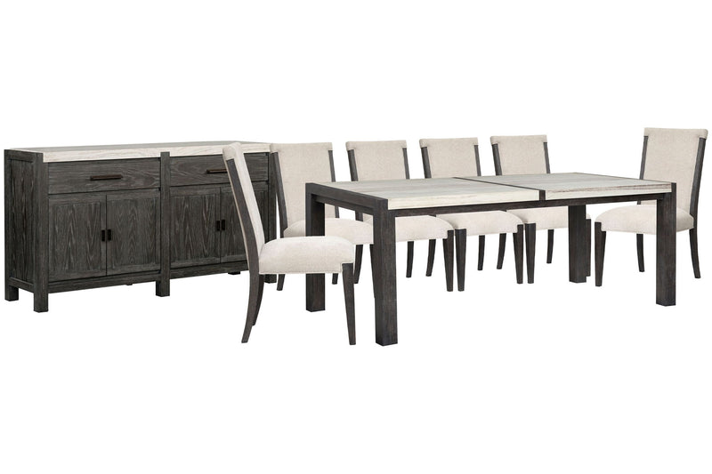 Plum Creek - 8 Piece Rectangular Dining Table Set