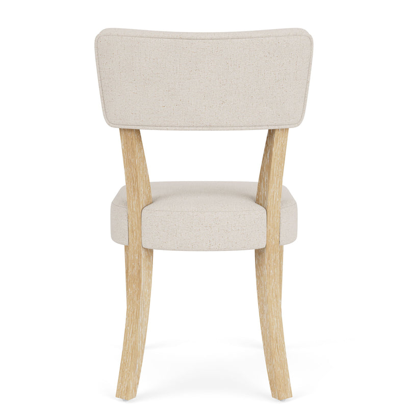 Glenndale - Curve Back Upholstered Side Chair (Set of 2) - Wheat