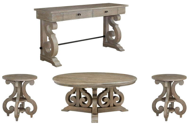 Tinley Park - Round Cocktail Table Set