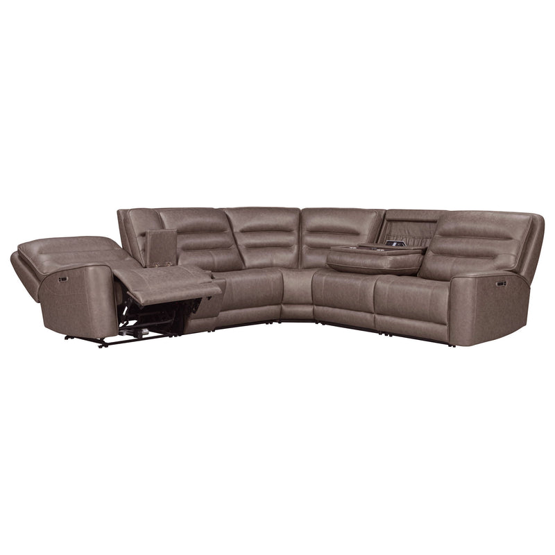 Lawson - Power Reclining Sectional With Adjustable Headrests