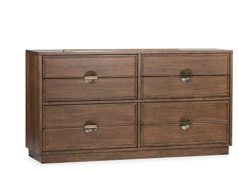 Selena - Double Drawer Dresser - Brown