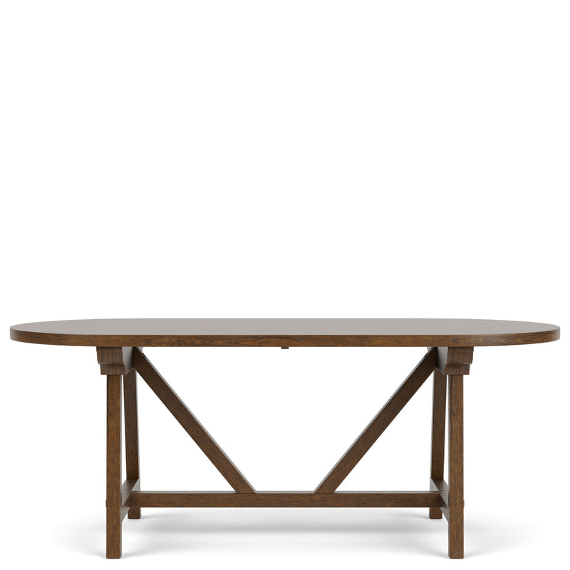 Calhoun - Oval Dining Table - Whiskey Oak