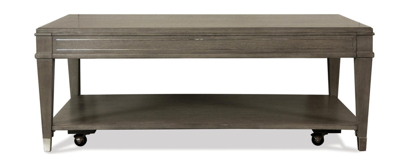 Dara Two - Rectangular Cocktail Table - Gray Wash