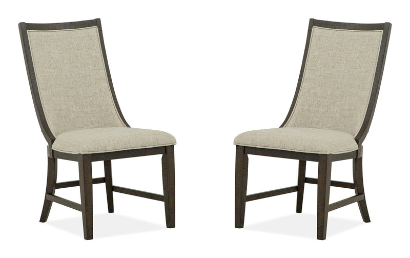 Westley Falls - Upholstered Host Side Chair (Set of 2) - Graphite