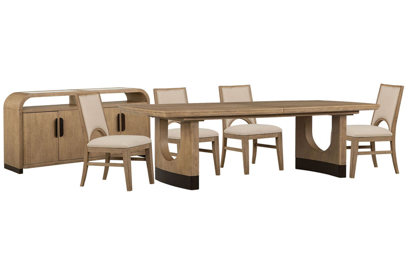 Tristan - Extendable Trestle Dining Table Set