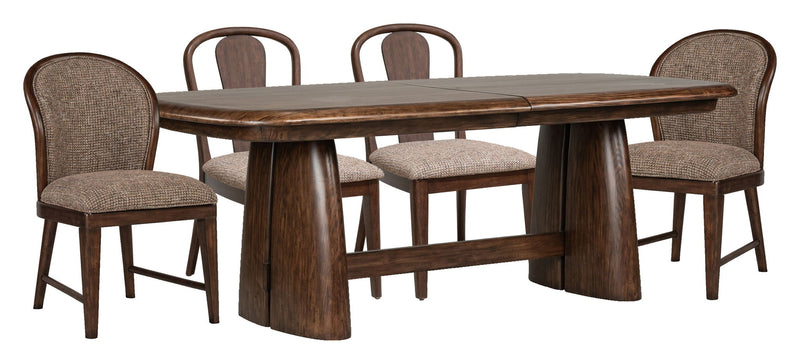 Belville - Extendable Trestle Dining Table Set