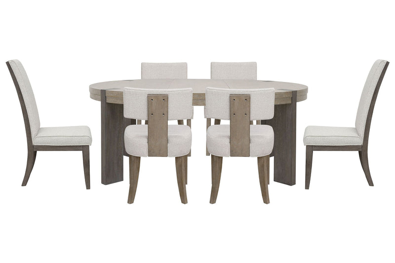 Anderson Park - Round Dining Table Set With Kilsmos Chairs