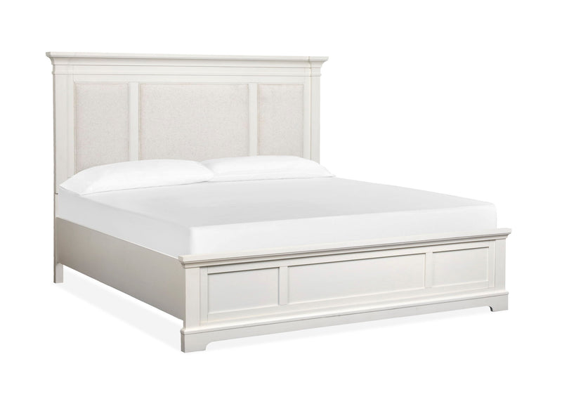 Kingston - Complete Panel Bed With Upholstered Headboard