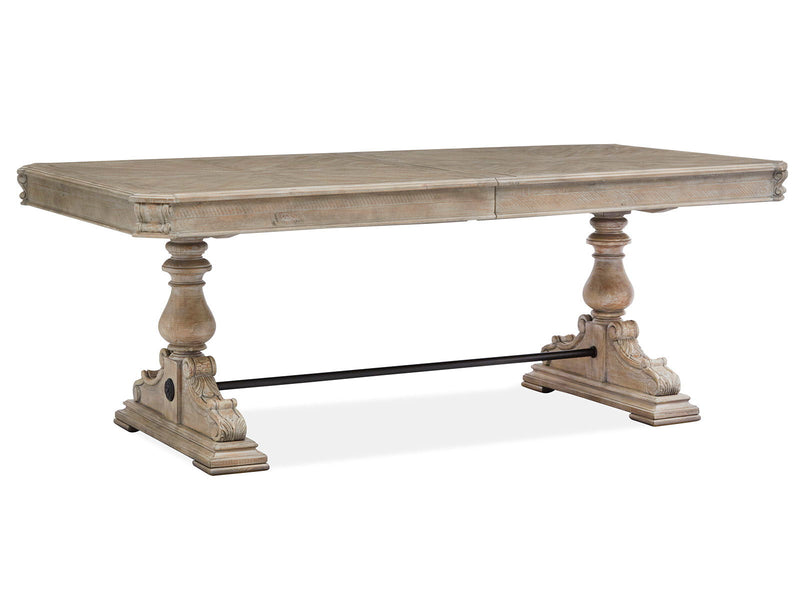 Marisol - Trestle Dining Table - Fawn