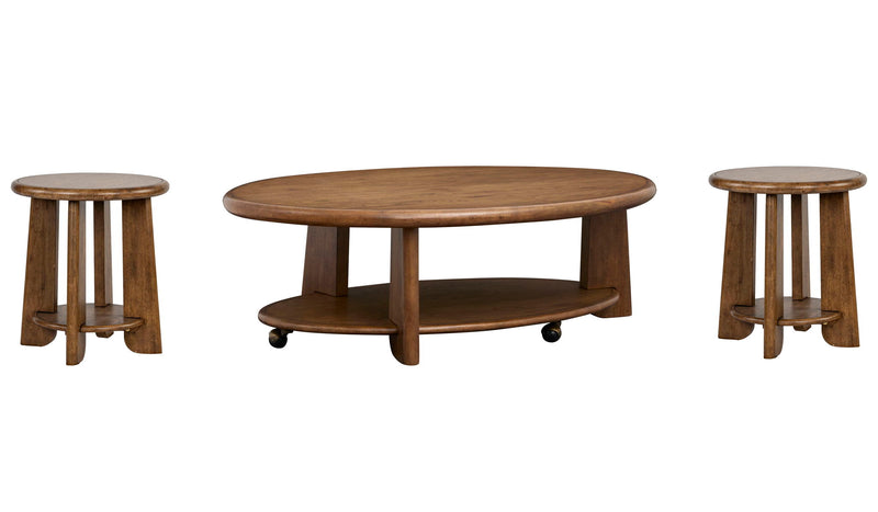 Tanner - Oval Cocktail Table Set