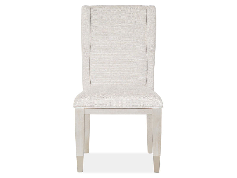 Lenox - Upholstered Host Side Chair (Set of 2) - Warm Silver