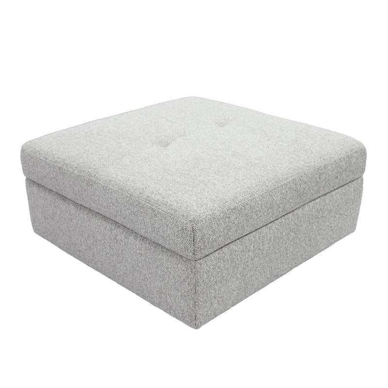 Julianna - Storage Ottoman - Crisp Taupe