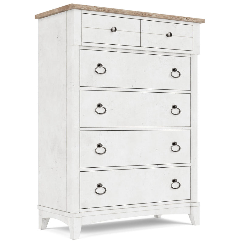 Maddox - 5 Drawer Chest - White
