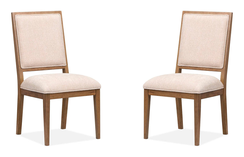 Marcel - Upholstered Side Chair (Set of 2) - Harvest Brown