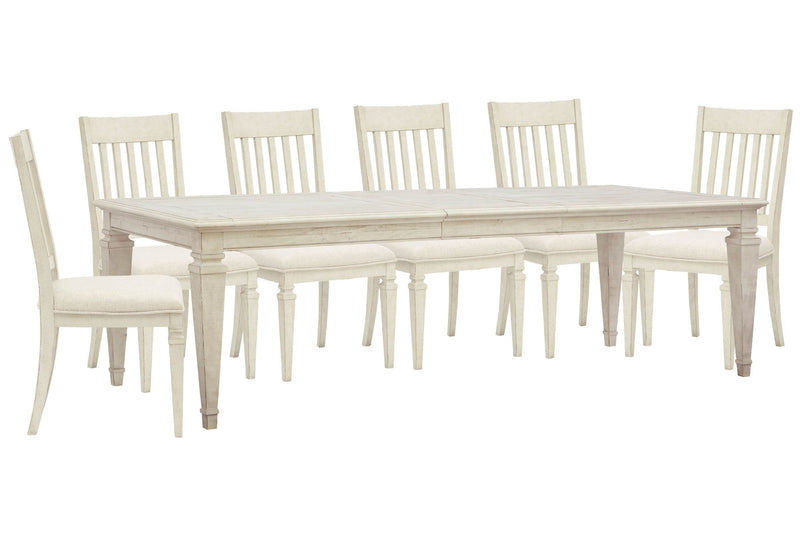 Newport - 7 Piece Extendable Rectangular Dining Table Set