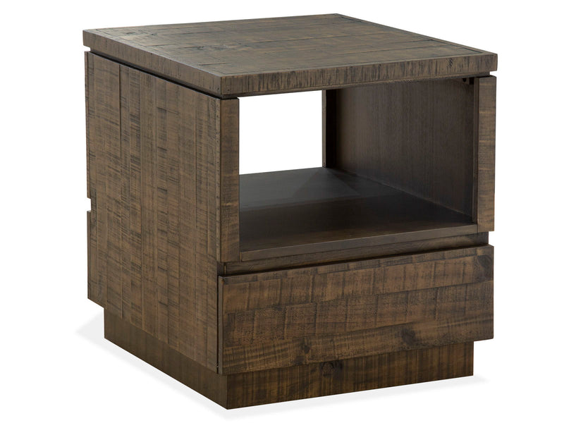 Baisden - Rectangular End Table - Tobacco