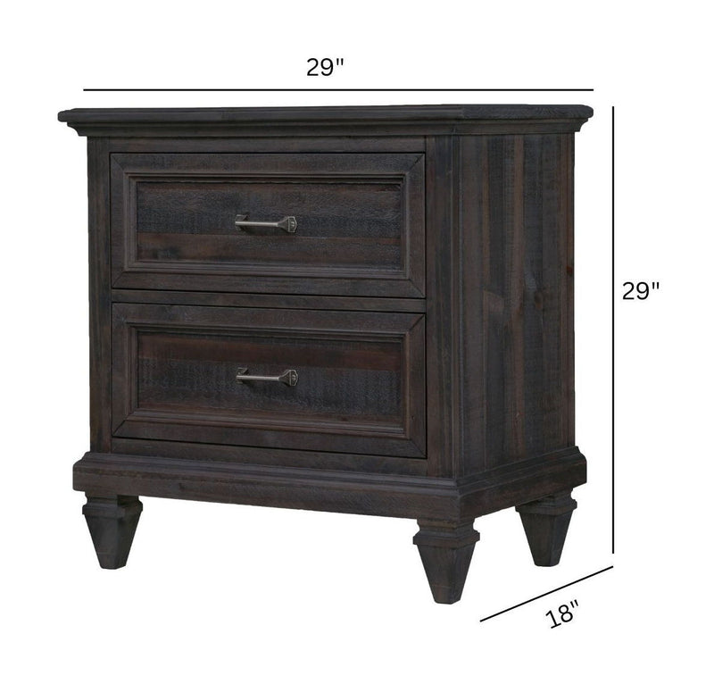 Calistoga - Nightstand - Weathered Charcoal