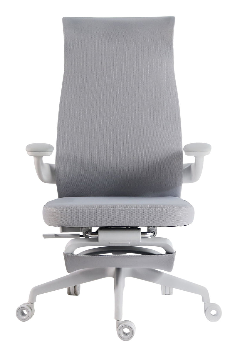 Dc - Fabric Massage Desk Chair - White