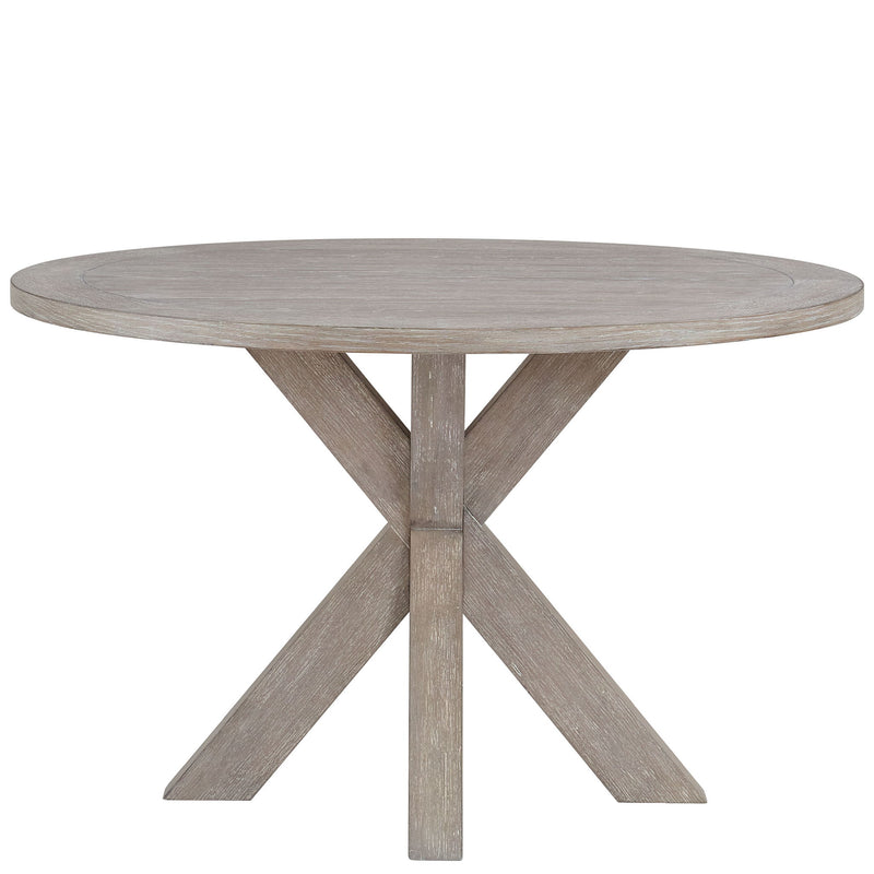 Bennett - Round Dining Table - Frosted Gray