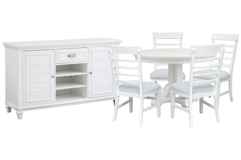 Charleston - Extendable 48" Round Dining Table Set