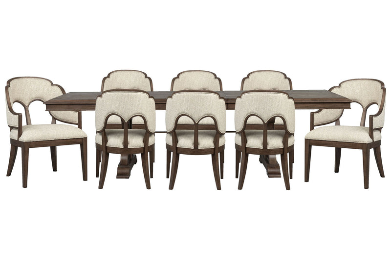 Jubilee - Extendable Trestle Dining Table Set