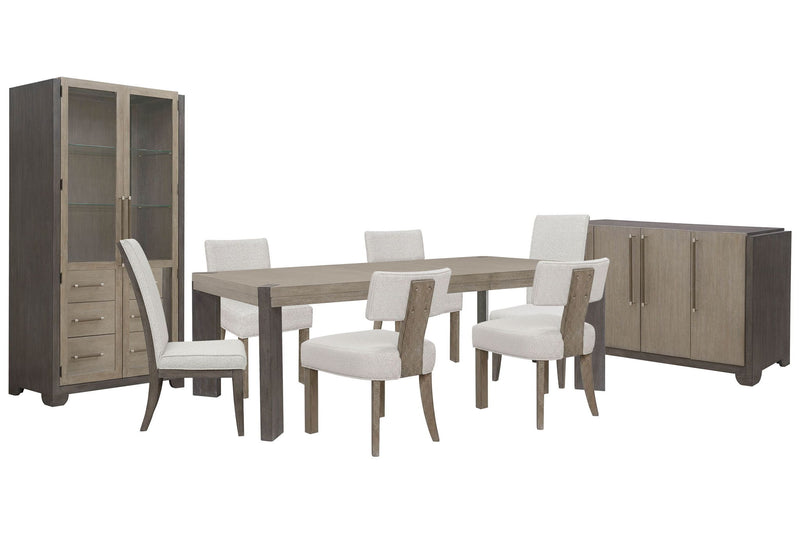 Anderson Park - Leg Dining Table Set With Klismos Chairs