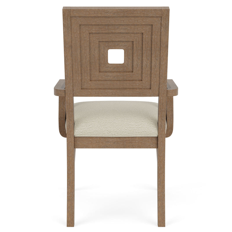 Cascade - Upholstered Wood Back Arm Chair (Set of 2)