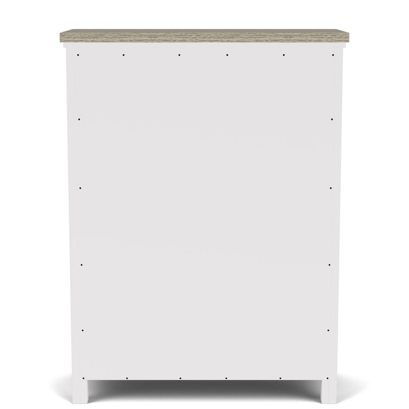 Cora - 5 Drawer Chest - White